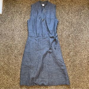 J Crew Faux Tie In Front Business Dress